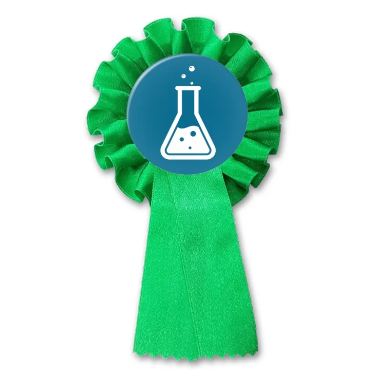 przypinka kotylion Sprawność chemik