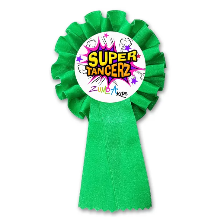 przypinka kotylion Super Tancerz Zumba Kids