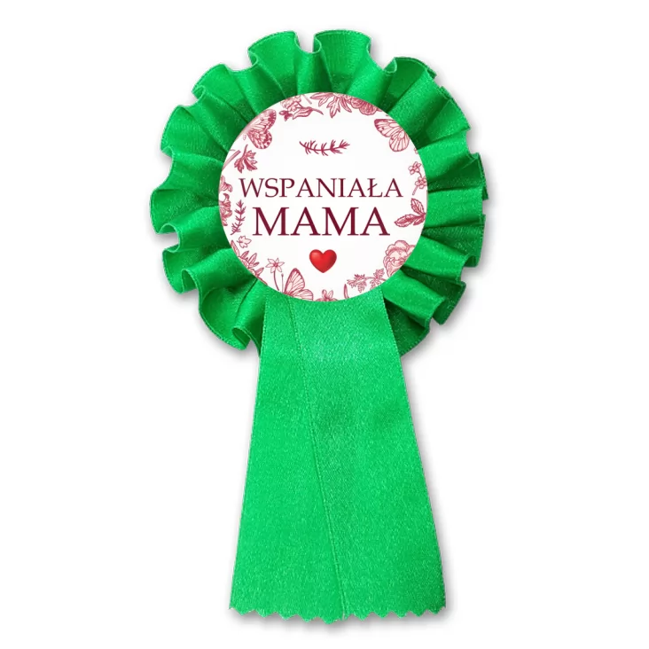 przypinka kotylion Wspaniała Mama Dzień Matki