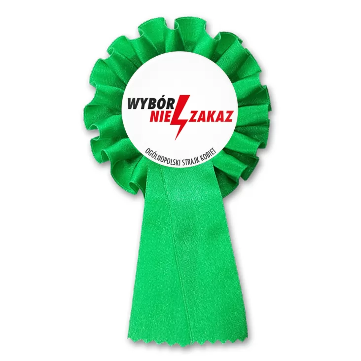 przypinka kotylion Wybór nie zakaz
