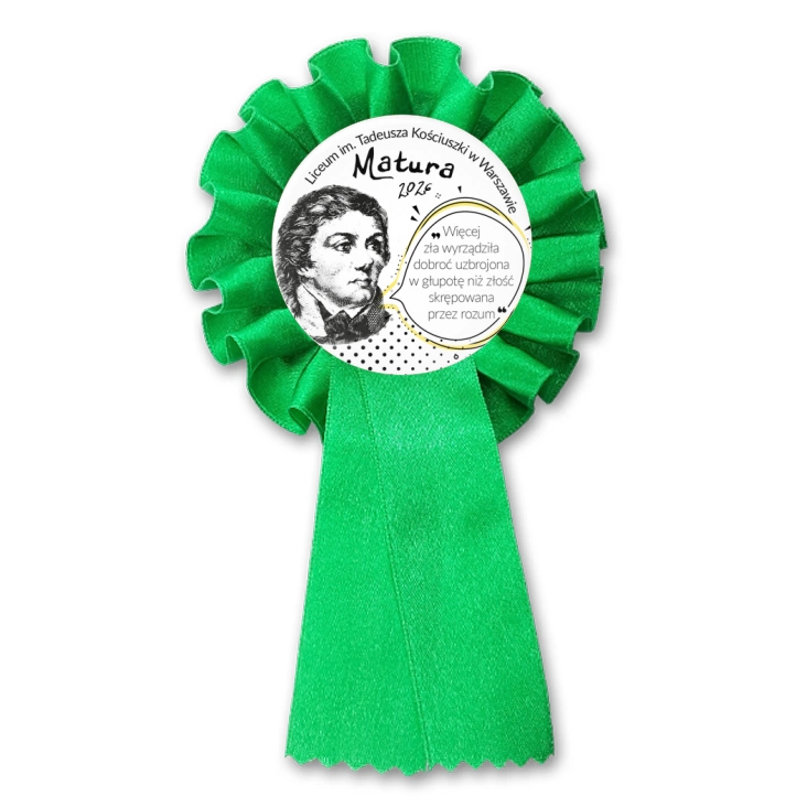 przypinka kotylion Matura Tadeusz Kościuszko