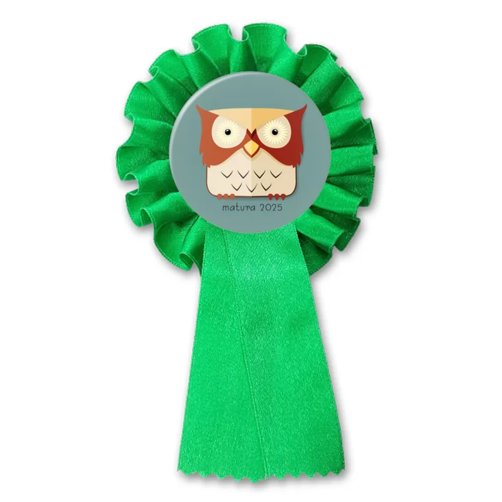 przypinka kotylion Matura Symbol Mądrości