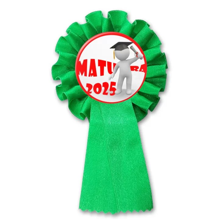 przypinka kotylion Matura Everyman w birecie