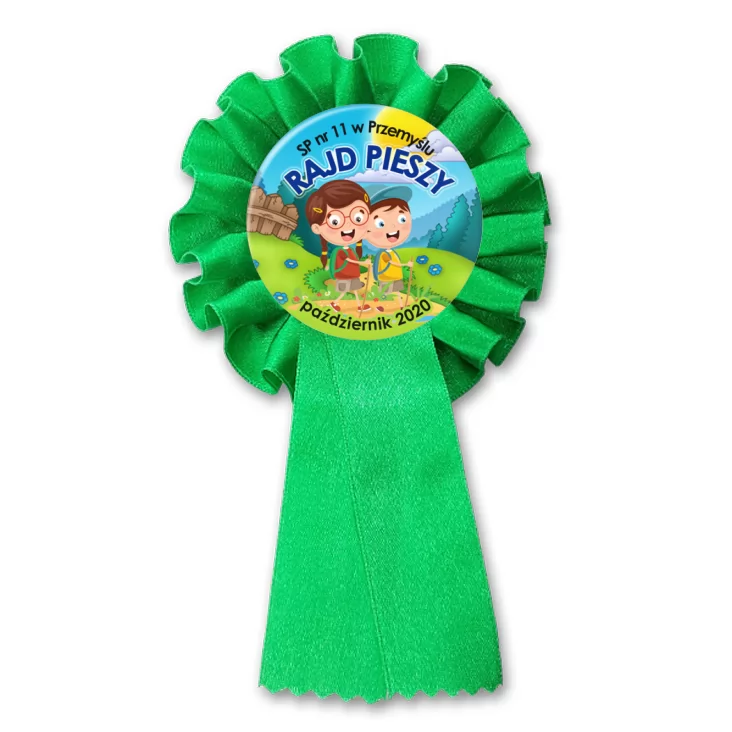 przypinka kotylion Rajd pieszy SP nr 11 w Przemyślu