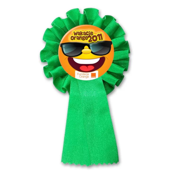 przypinka kotylion Wakacje Orange 2011