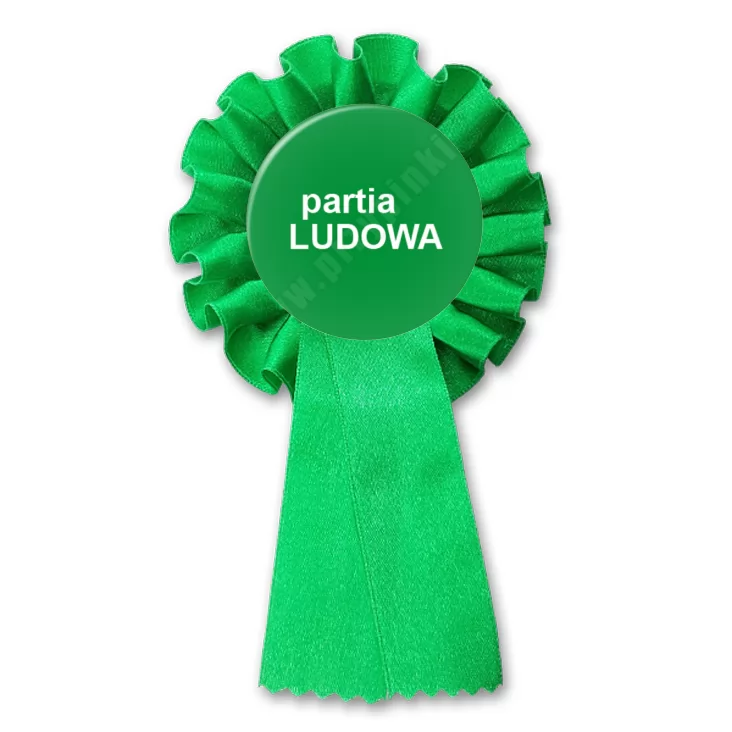 przypinka kotylion Partia ludowa