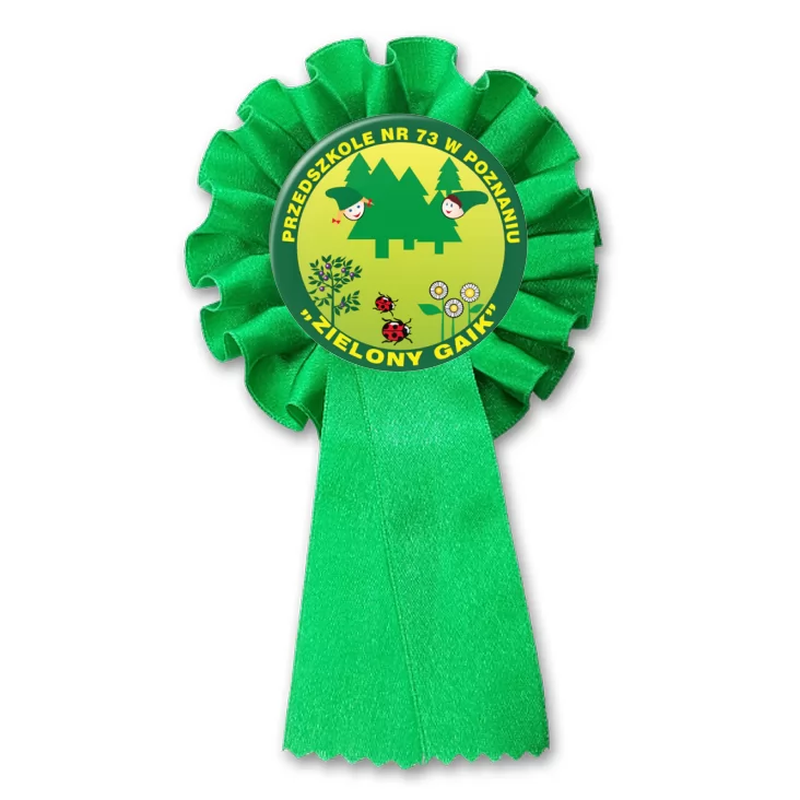 przypinka kotylion Przedszkole nr 73 w Poznaniu 