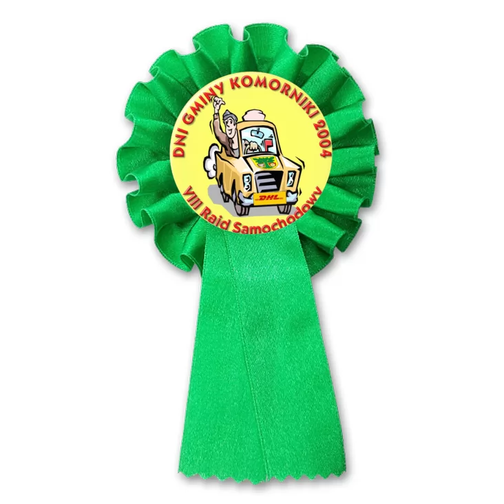 przypinka kotylion VIII Rajd Samochodowy