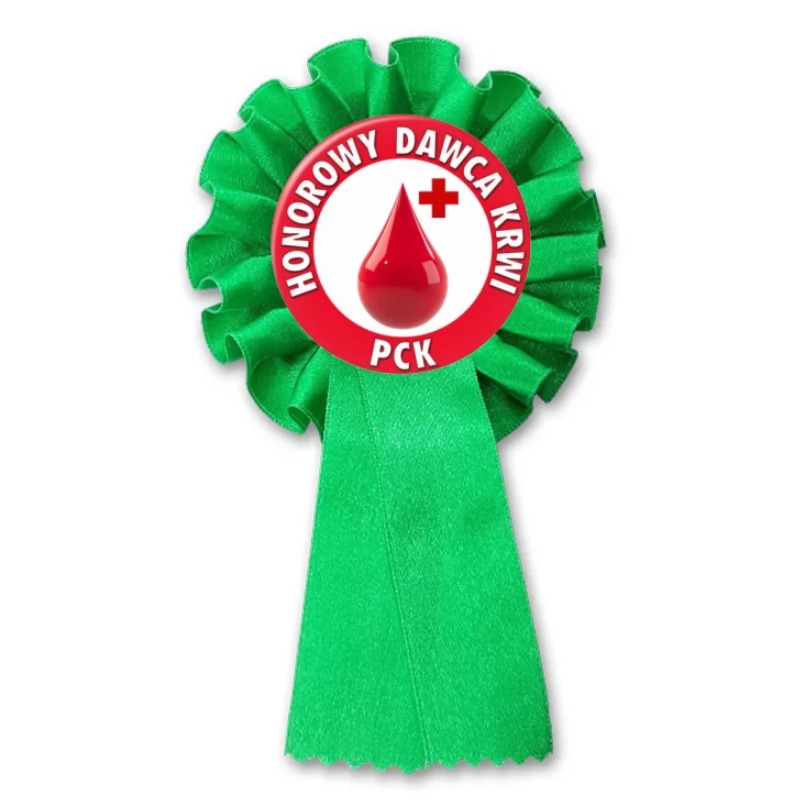 przypinka kotylion Honorowy Dawca Krwi