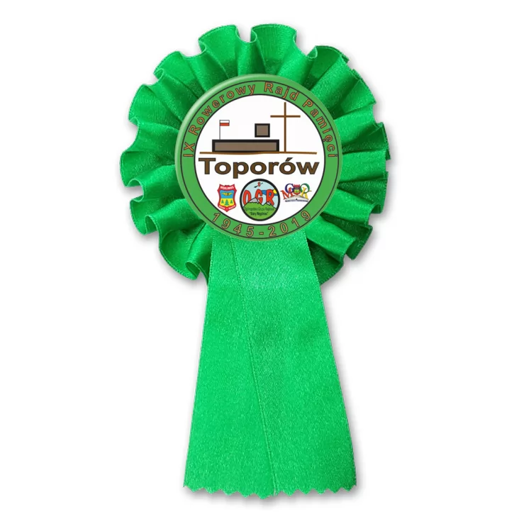 przypinka kotylion IX Rowerowy Rajd Pamięci