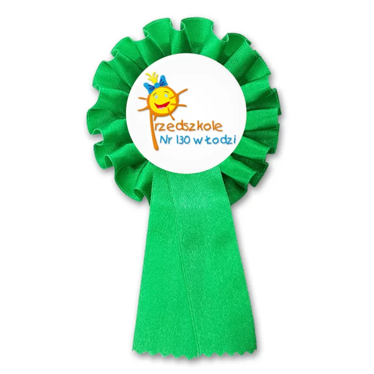przypinka kotylion Przedszkole nr 130 w Łodzi