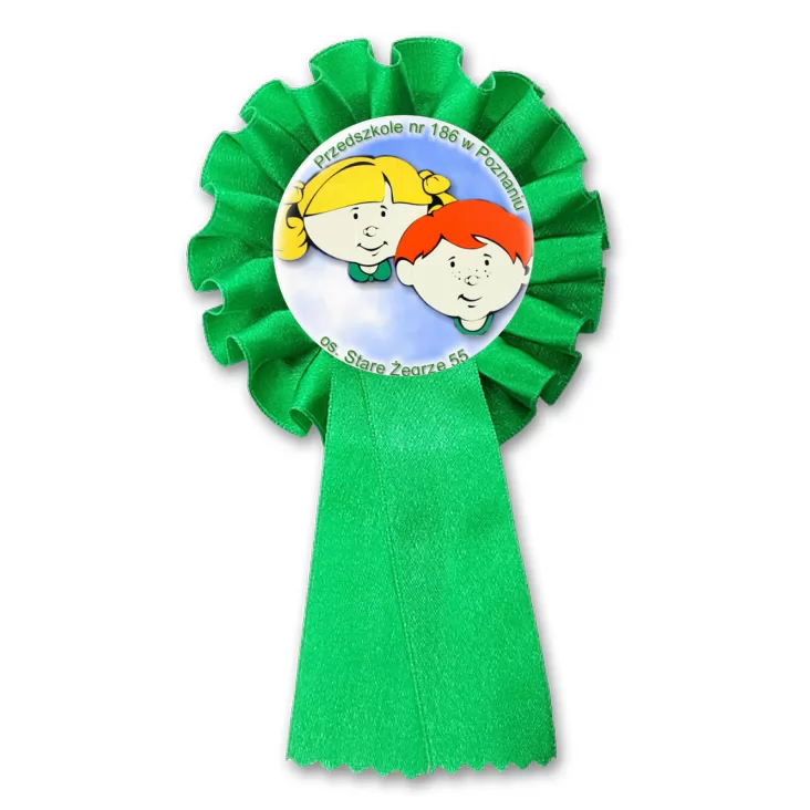 przypinka kotylion Przedszkole nr 186 w Poznaniu 