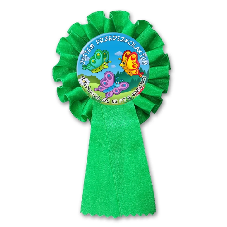 przypinka kotylion Przedszkole ABC nr 147 w Warszawie