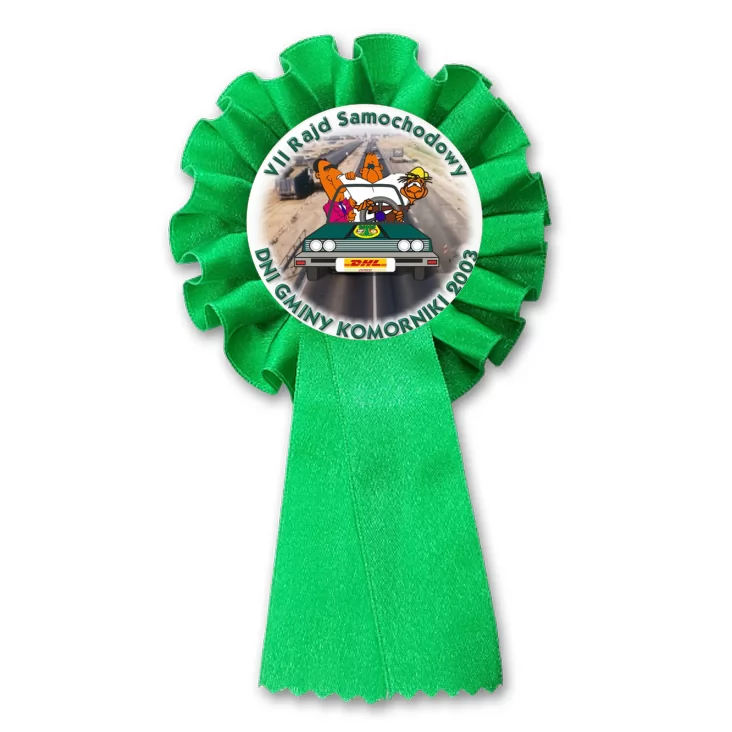 przypinka kotylion VII Rajd Samochodowy