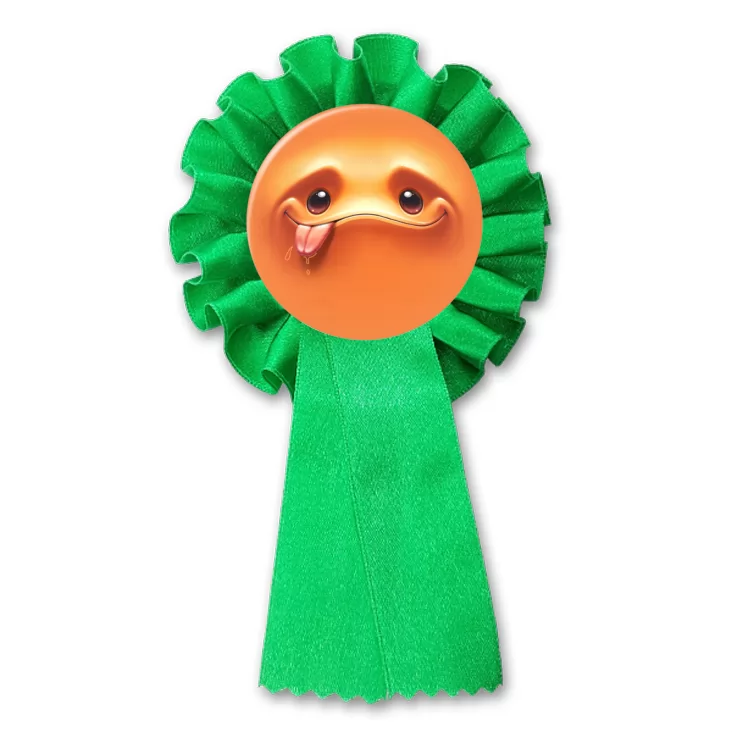 przypinka kotylion Buźka