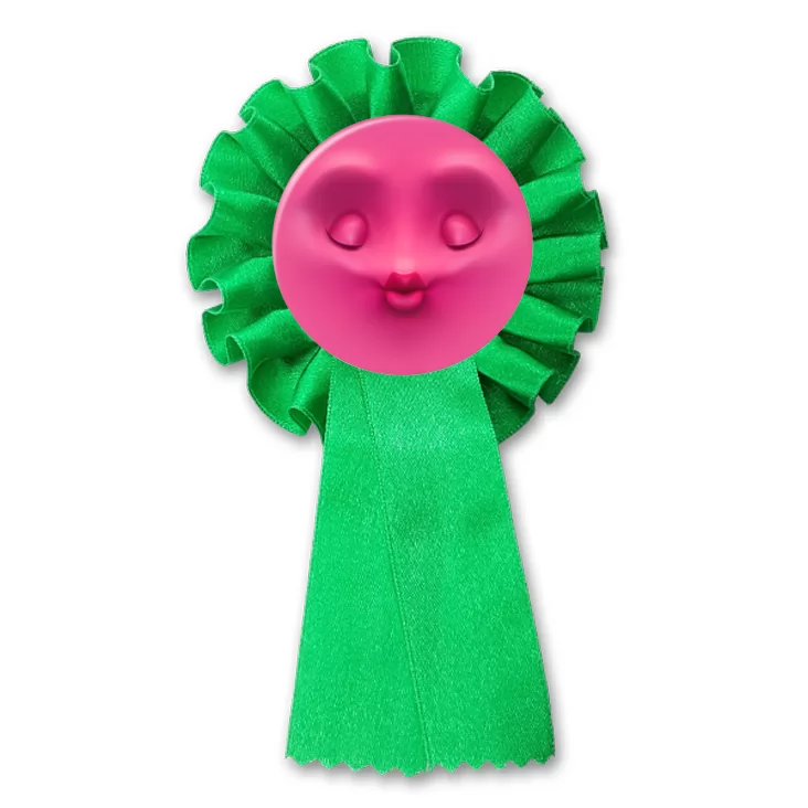 przypinka kotylion Buźka