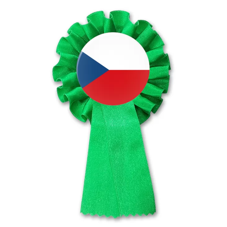 przypinka kotylion Flaga Czechy