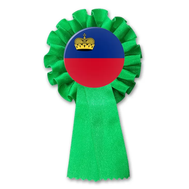 przypinka kotylion Flaga Liechtenstein
