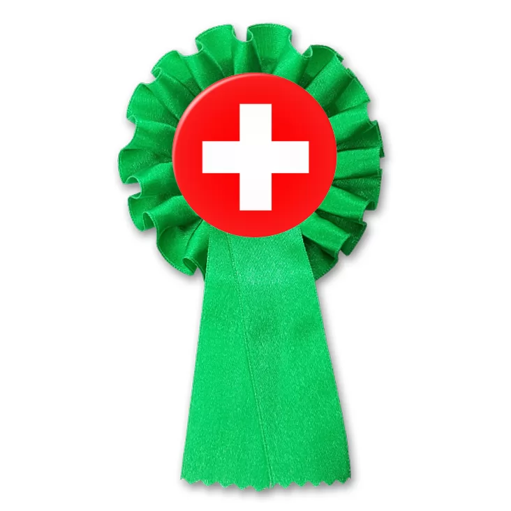 przypinka kotylion Flaga Szwajcaria