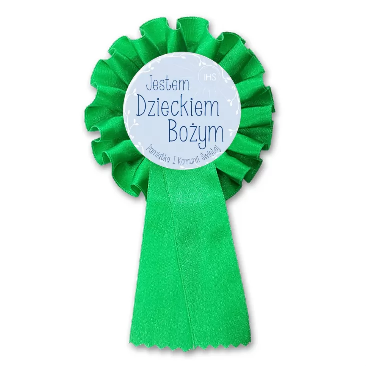 przypinka kotylion Jestem Dzieckiem Bożym