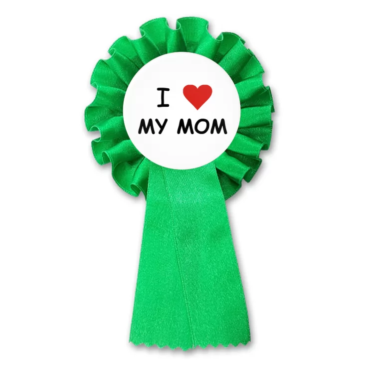 przypinka kotylion I love my mom