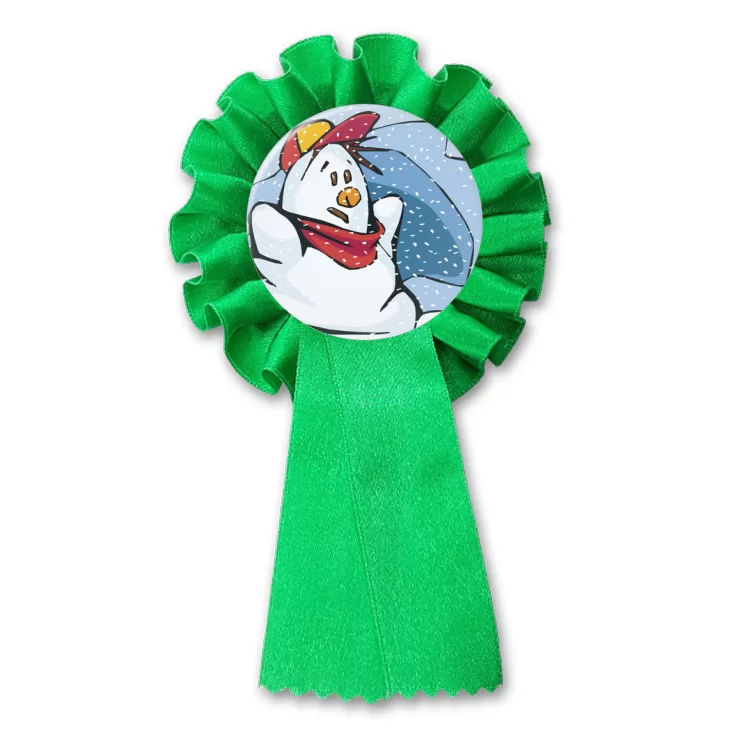 przypinka kotylion Bałwan