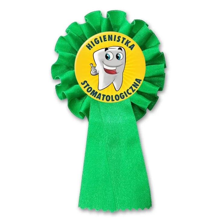 przypinka kotylion Higienistka stomatologiczna