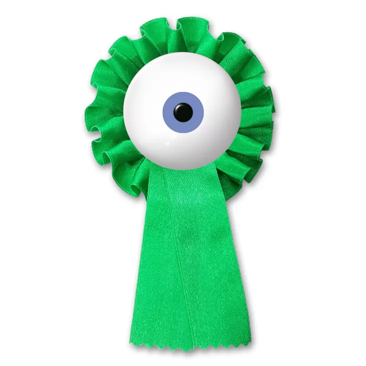przypinka kotylion Oko