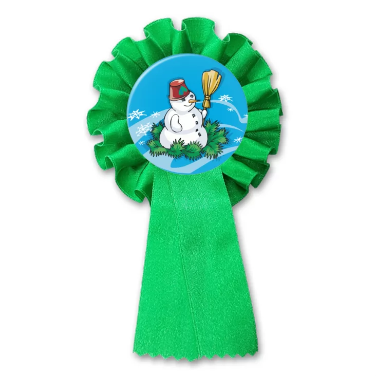 przypinka kotylion Bałwan