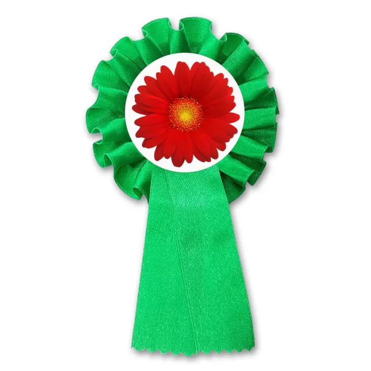 przypinka kotylion Gerbera czerwona