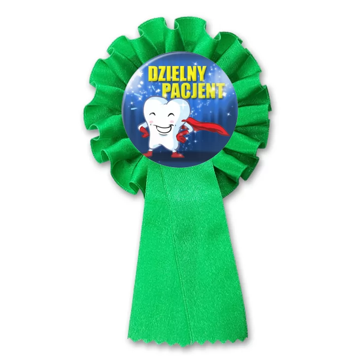 przypinka kotylion Dzielny Pacjent