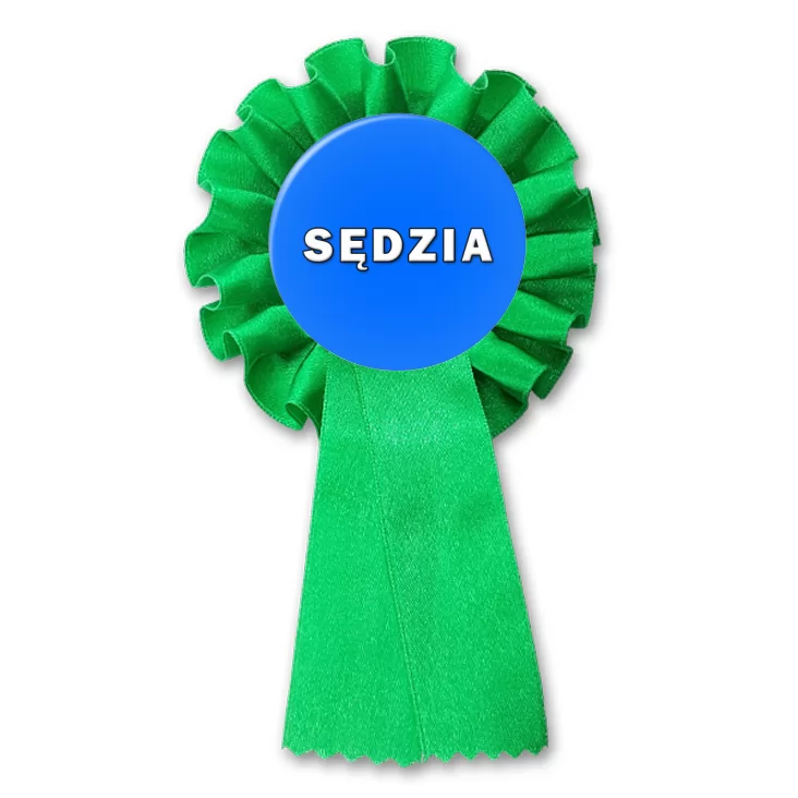 przypinka kotylion Sędzia