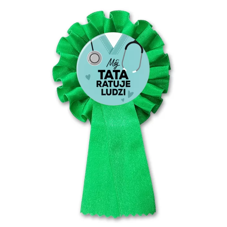 przypinka kotylion Mój tata ratuje