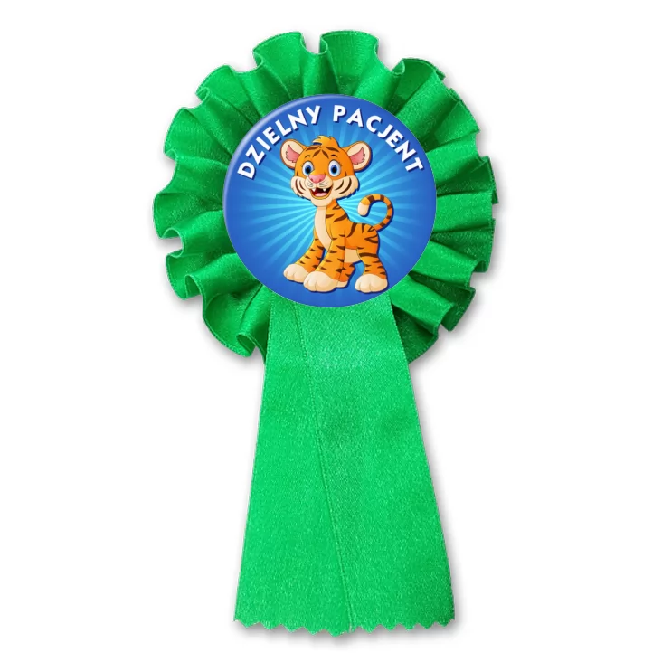 przypinka kotylion Dzielny Pacjent