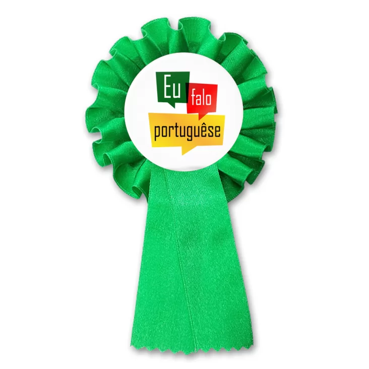 przypinka kotylion Mówię po portugalsku