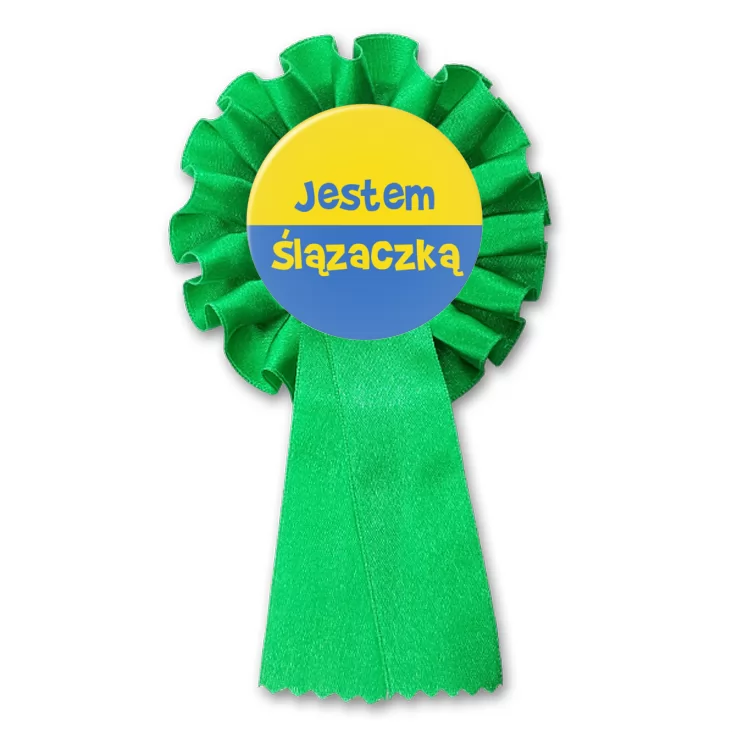 przypinka kotylion Jestem Ślązaczką
