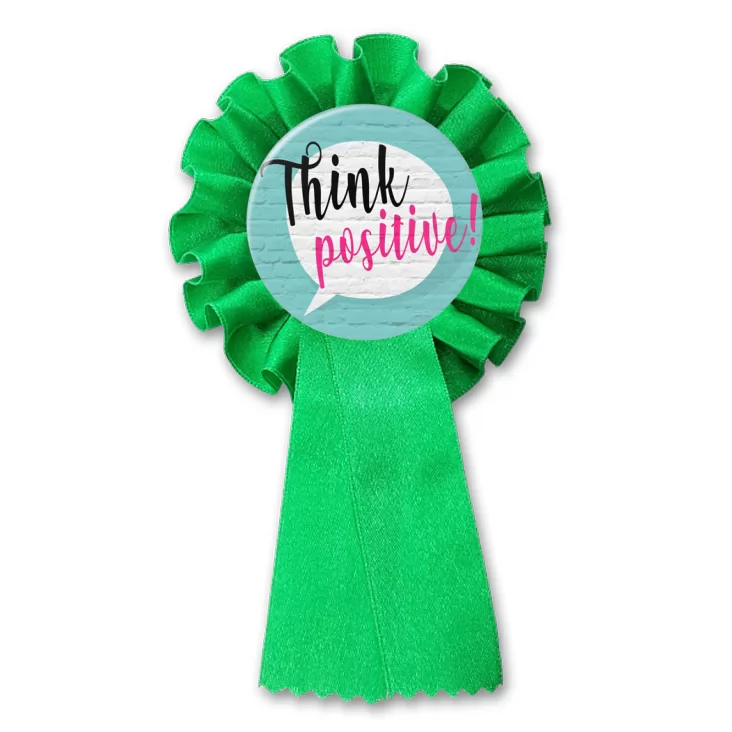 przypinka kotylion Think positive