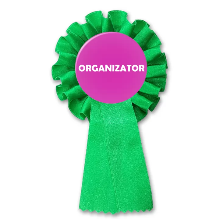 przypinka kotylion Organizator