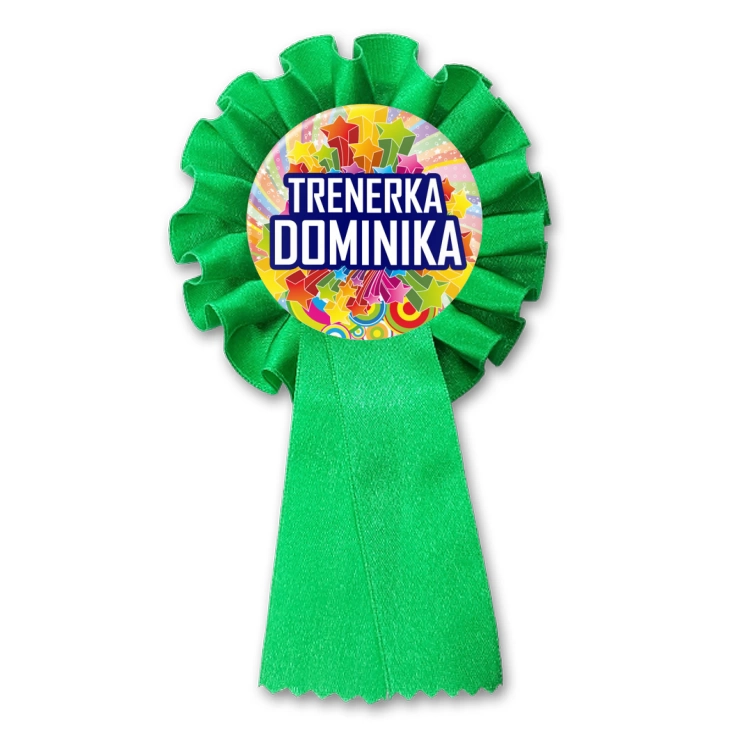 przypinka kotylion Trenerka