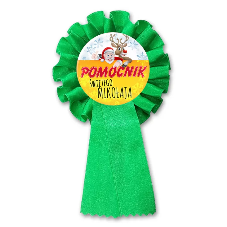 przypinka kotylion Pomocnik Świętego Mokołaja