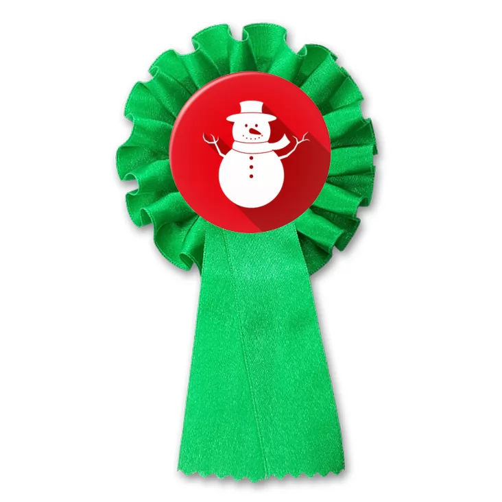 przypinka kotylion Bałwan