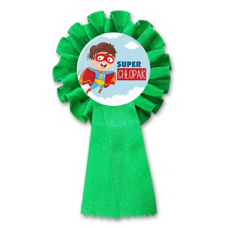 przypinka kotylion Super chłopak w locie Dzień Chłopaka