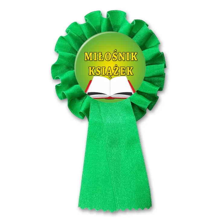 przypinka kotylion Miłośnik książek