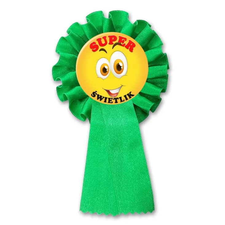 przypinka kotylion Super Świetlik