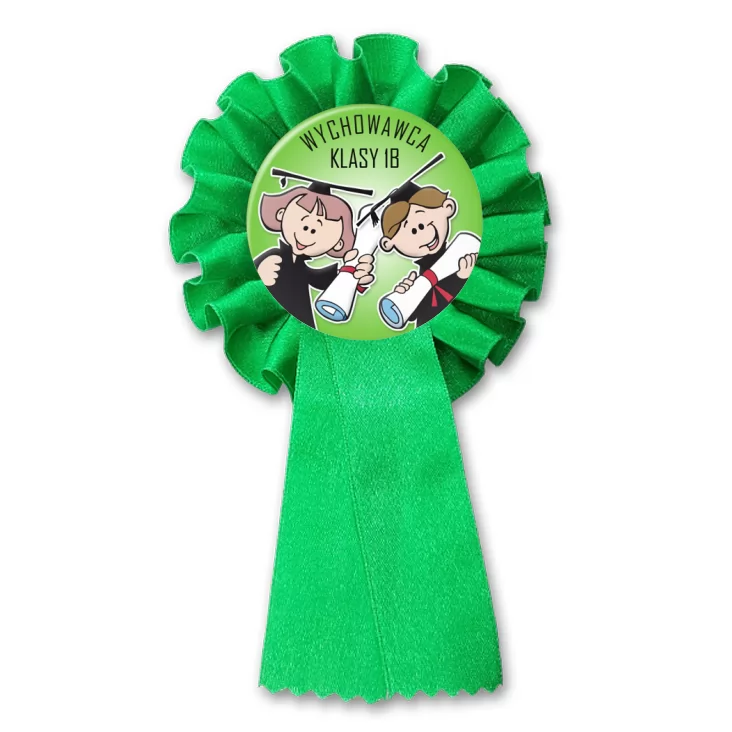 przypinka kotylion Wychowawca klasy 1b