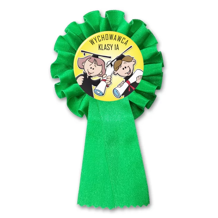 przypinka kotylion Wychowawca klasy 1a