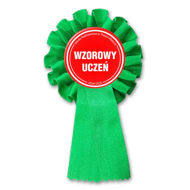 przypinka kotylion Wzorowy Uczeń Odznaka