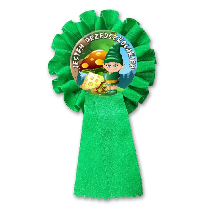 przypinka kotylion Jestem przedszkolakiem