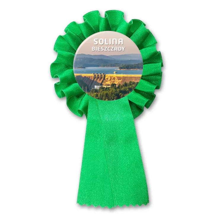 przypinka kotylion Bieszczady - Solina