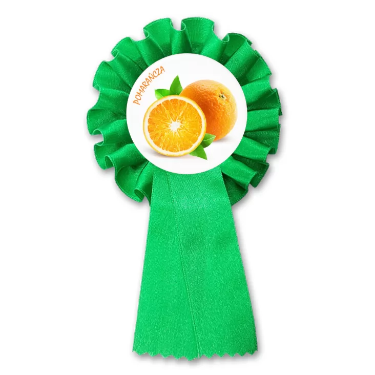 przypinka kotylion Pomarańcza